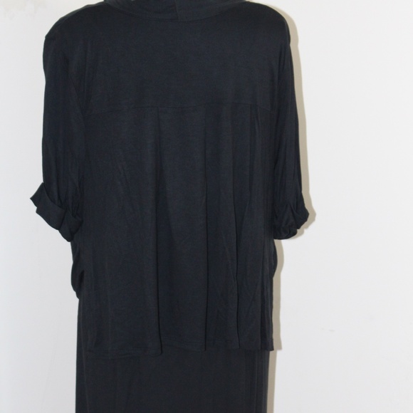 H By Halston, Drape Knit Twist front sheath dress - Picture 10 of 13